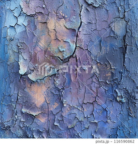 Texture with large paint strokes. Blue, purple. 116590862