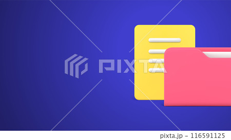Document paper page folder archive storage datum cyberspace catalog organization 3d icon vector Document paper page folder archive storage datum cyberspace catalog organization 3d icon vector 116591125
