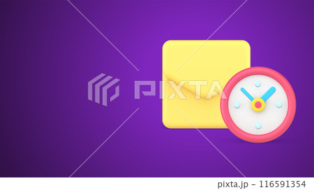 Express mail delivery electronic mail yellow letter envelope watch clock countdown 3d icon vector Express mail delivery electronic mail yellow letter envelope watch clock countdown 3d icon vector 116591354