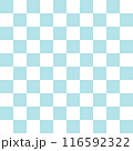 Blue and white checker pattern. 116592322