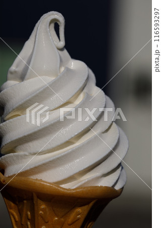 バニラソフトクリーム(コーン) バニラソフトクリーム(コーン) 116593297