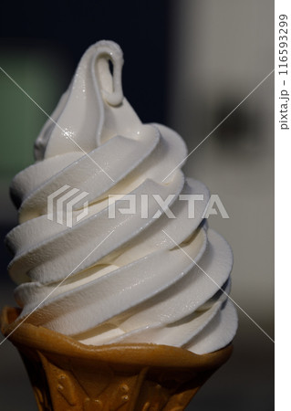 バニラソフトクリーム(コーン) バニラソフトクリーム(コーン) 116593299