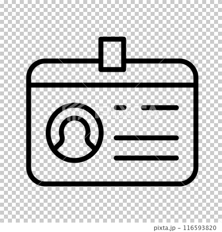 社員証のアイコン。 116593820