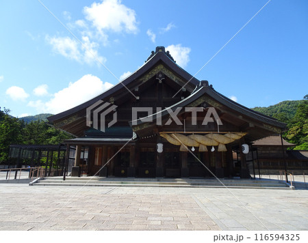 出雲大社 拝殿 島根県出雲市大社町杵築東 写真 116594325