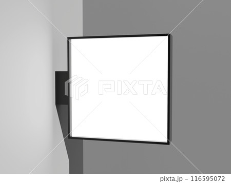 袖看板のモックアップ 116595072
