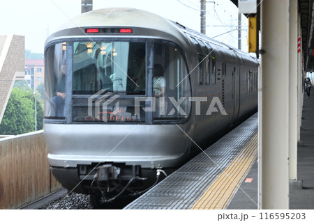 観光列車カシオペアの最後部車両 観光列車カシオペアの最後部車両 116595203