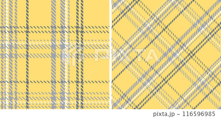 Plaid seamless vector pattern set. 116596985
