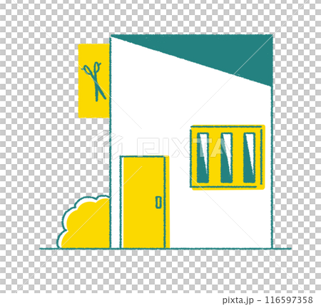 美容院可愛插畫 美容院插畫素材 116597358