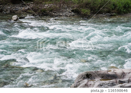 《激流イメージ・夏の渓流》馬瀬川上流・岐阜県 《激流イメージ・夏の渓流》馬瀬川上流・岐阜県 116598646