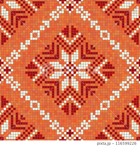 Mosaic tiles vector background 103 116599226