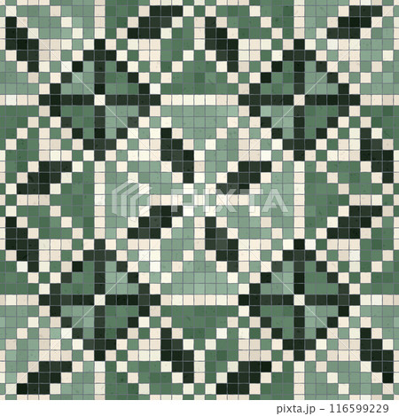 Mosaic tiles vector background 105 116599229