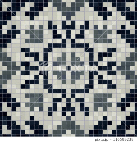 Mosaic tiles vector background 114 116599239