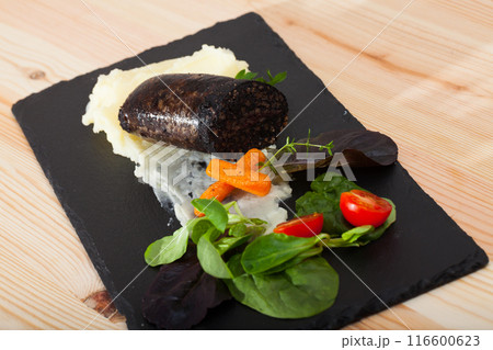 Black pudding sausage 116600623