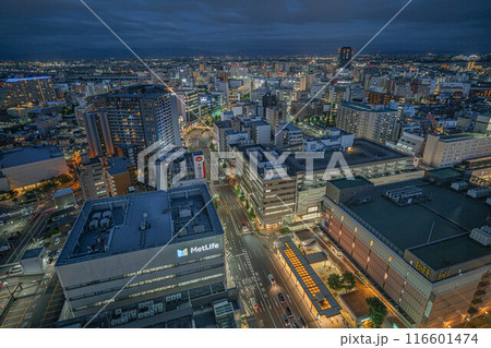 新潟日報 メディアシップ そらの広場 展望フロア 新潟駅 新潟市中心部 日本夜景遺産 116601474