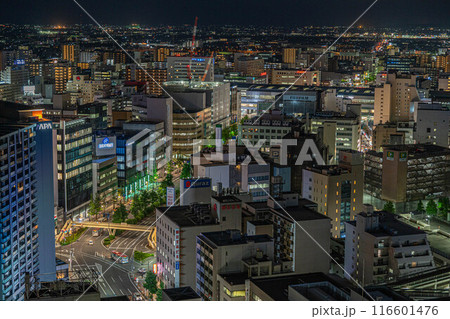 新潟日報 メディアシップ そらの広場 展望フロア 新潟駅 新潟市中心部 日本夜景遺産 116601476