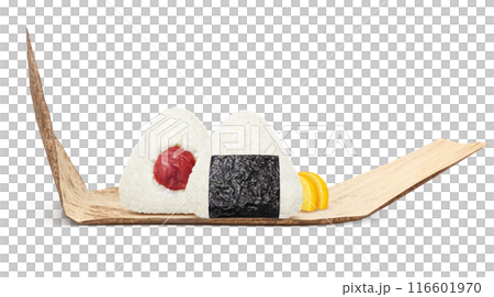 Onigiri illustration realistic set Onigiri illustration realistic set 116601970