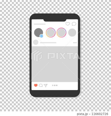 Instagram 智慧型手機螢幕 Instagram 智慧型手機螢幕 116602726