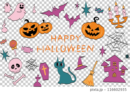 happy halloween set 01 116602935