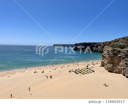 Atlantic Ocean shore, Beliche beach, Praia do Beliche,Algarve,Portugal Atlantic Ocean shore, Beliche beach, Praia do Beliche,Algarve,Portugal 116603017