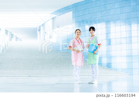 若い介護士 116603194