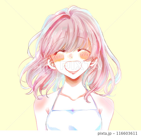 笑顔の女性 夏 笑顔の女性 夏 116603611