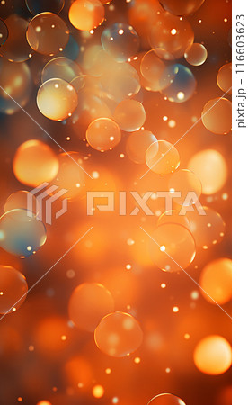 Abstract colorful bokeh circles orange , Generate AI Abstract colorful bokeh circles orange , Generate AI 116603623