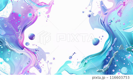 水イメージのカラフルビジネス背景 Generative AI 水イメージのカラフルビジネス背景 Generative AI 116603753