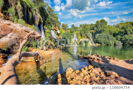 Kravice waterfalls in the National Park of Bosnia and Herzegovina. Kravice waterfalls in the National Park of Bosnia and Herzegovina. 116604754