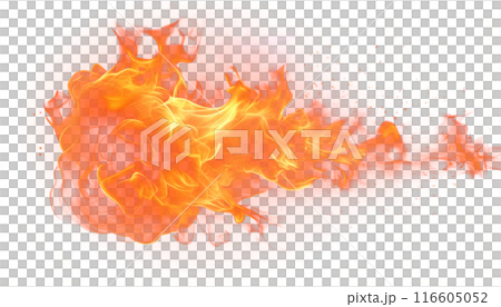 橙色火焰背景透明 橙色火焰背景透明 116605052