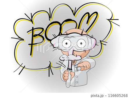 scientists experiment boom scientists experiment boom 116605268