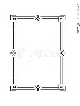 シンプルなフレーム シンプルなフレーム 116605374