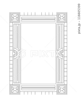 エレガントなフレーム 116605399