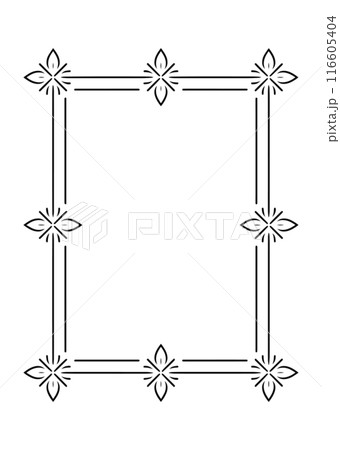 シンプルなフレーム シンプルなフレーム 116605404