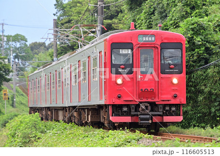 筑肥線 一貴山ー加布里 JR九州 103系1500番台 E13編成(唐津) 筑肥線 一貴山ー加布里 JR九州 103系1500番台 E13編成(唐津) 116605513