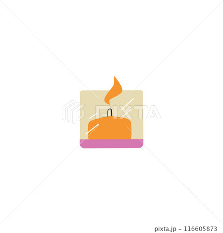 Dia de los Muertos holiday candle in vector graphics. 116605873