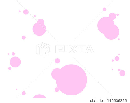Pop Art Retro Background with pink spots. Airy-sweet associations and decoration for design. Calm tone and colors. 116606236