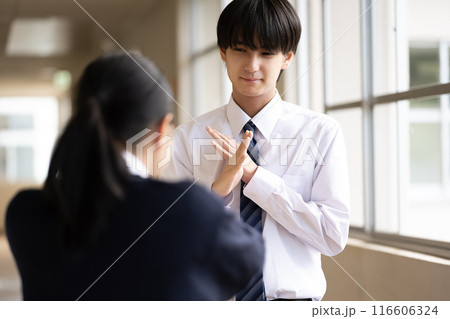 高校生の男女 高校生の男女 116606324
