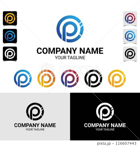 Opi cpi pic icp letter initial logo design vector image Opi cpi pic icp letter initial logo design vector image 116607443