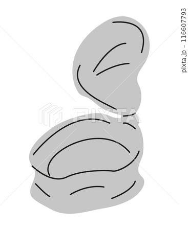Used metal tin can. This image emphasizes the importance of recycling and waste management. 116607793