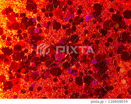 Macro dust of metallic pigment sparkling Macro dust of metallic pigment sparkling 116609034