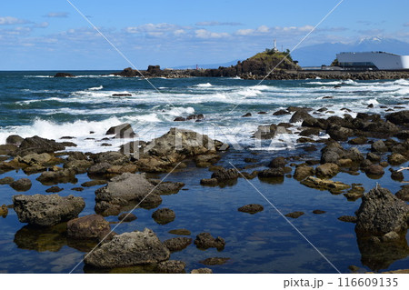 加茂海岸周辺の風景 山形県庄内浜 加茂海岸周辺の風景 山形県庄内浜 116609135