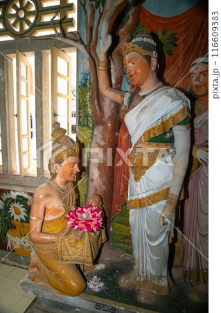 figures depicting entire history Buddha, starting from birth. figures depicting entire history Buddha, starting from birth. 116609383