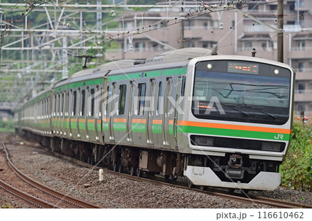 東海道本線　真鶴　JR東日本　E231系1000番台　S-26編成（国府津） 116610462