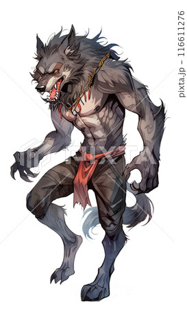 狼男のイラスト素材 [116611276] - PIXTA