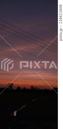 sunrise with sky 116611606