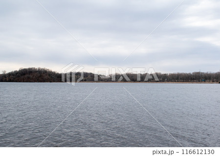 Views of a Minnesota lake on a cloudy day Views of a Minnesota lake on a cloudy day 116612130