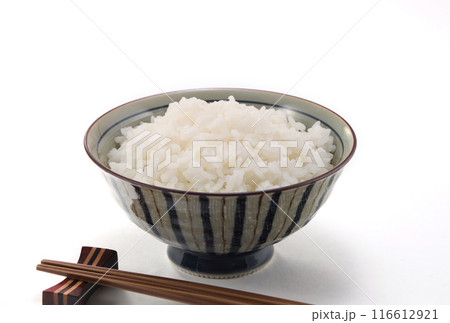 茶碗に盛られたご飯 茶碗に盛られたご飯 116612921