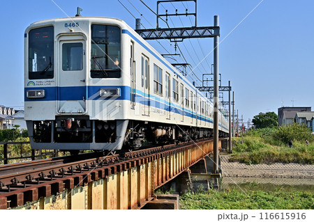 鉄道　私鉄：東武野田線　古利根川橋梁　埼玉県春日部市 116615916