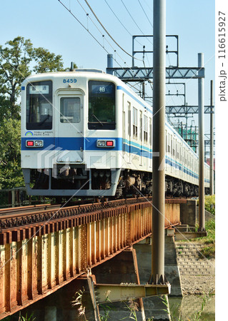 鉄道 私鉄:東武野田線 古利根川橋梁 埼玉県春日部市 鉄道 私鉄:東武野田線 古利根川橋梁 埼玉県春日部市 116615927