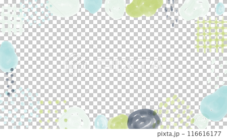 Hand-painted watercolor frame in refreshing colors Hand-painted watercolor frame in refreshing colors 116616177